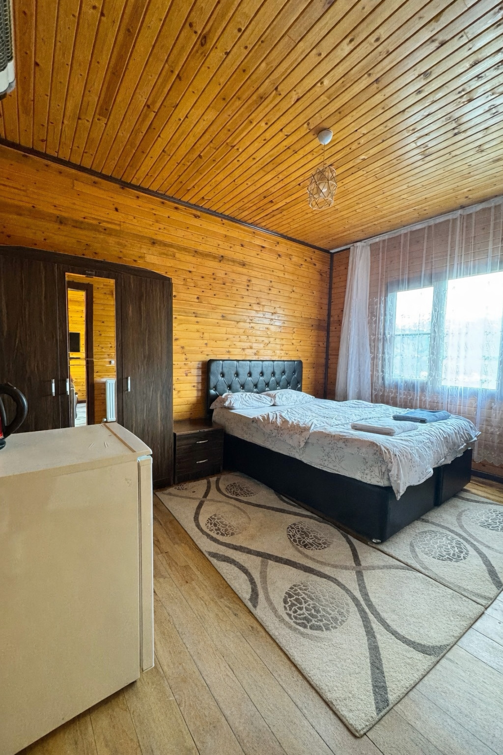 1+1 Mutfaksız Bungalov Yatak Odası | Ertunç Yayla Evleri Çağlayancerit