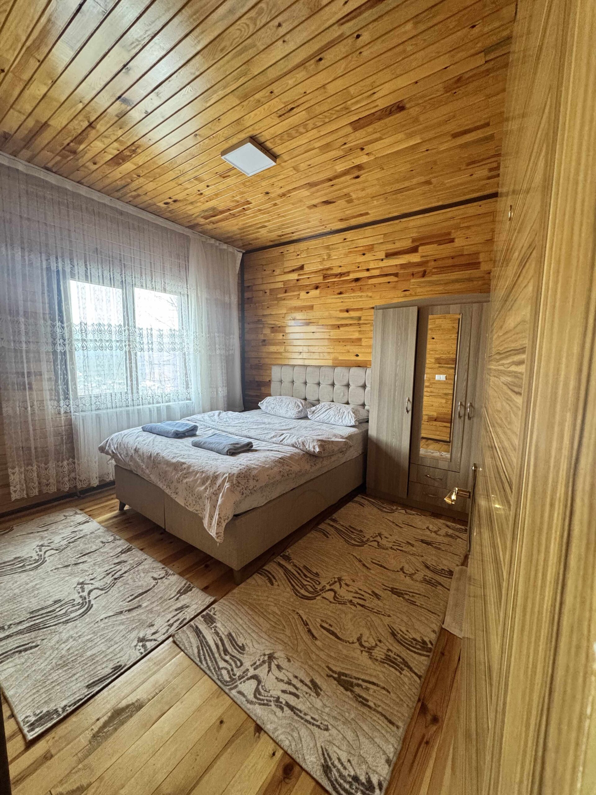 2+1 Bungalov Yatak Odası | Ertunç Yayla Evleri Çağlayancerit