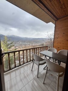 2+1 Bungalov Balkon Manzarası | Ertunç Yayla Evleri Çağlayancerit
