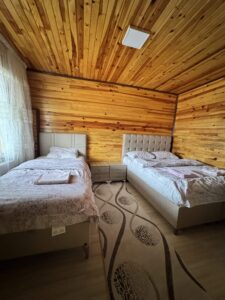 1+1 mutfaklı bungalov yatak odası fotoğrafı - Ertunç Yayla Evleri